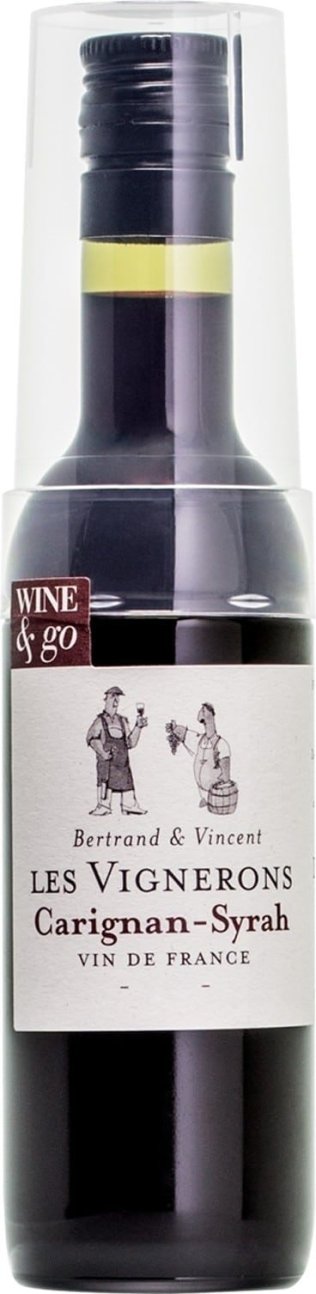 Wine & Go Rouge PET Carignan / Syrah Vin de France 18.7cl CAx12