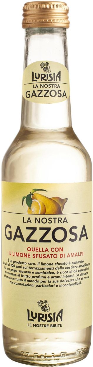 Lurisia Gazzosa Zitrone 275ml 4-Pk 27.5cl CAx24