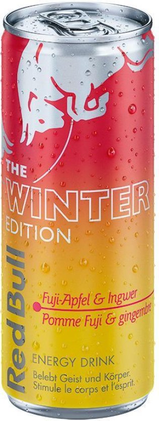 Red Bull Winter Edition Fuji-Apfel & Ingwer -T- 25cl CAx24