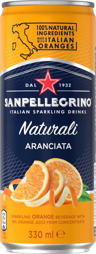 San Pellegrino Aranciata Süss/Dolce Dosen 33cl CAx24