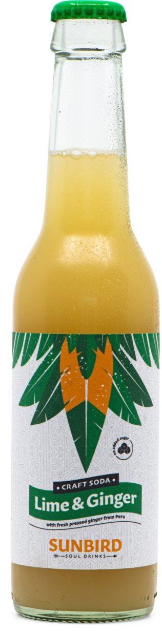 Sunbird Lime & Ginger 27cl EW 27.5cl CAx24