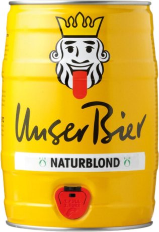 Unser Bier Party Dose -T- Blond (gekühlt) 100cl DOx5