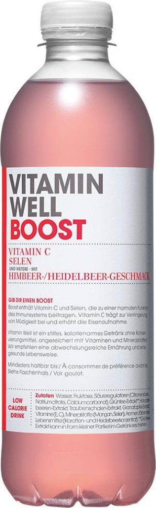 Vitamin Well BOOST 50 cl Himbeer/Heidelbeer-Geschmack 50cl CAx12