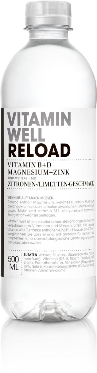 Vitamin Well RELOAD 50 cl Zitrone/Limette Geschmack 50cl CAx12