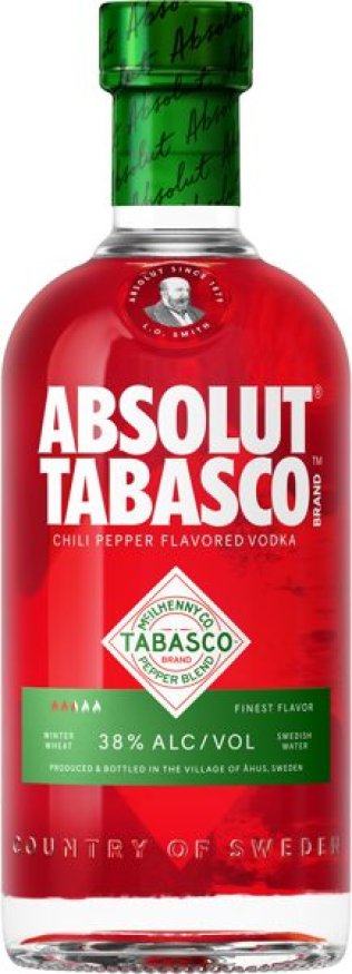 Absolut Vodka Tabasco -T- 70cl CAx6