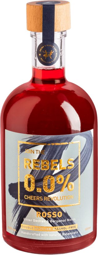Rebels 0,0% Rosso -T- (Bitter Aperitif Alternativ) 50cl CAx6