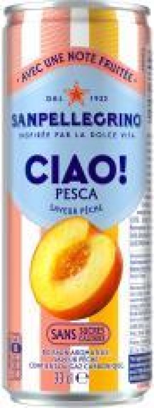 San Pellegrino Ciao Pêche / Pfirsich Dosen 33cl CAx24