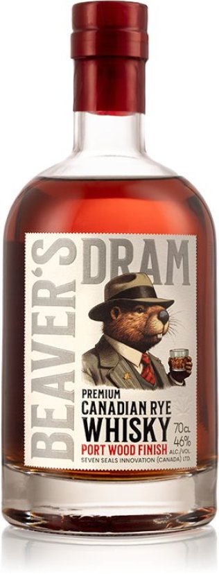 Beaver's Dram Port Wood Finish Canadian Rye Whisky 70cl CAx6