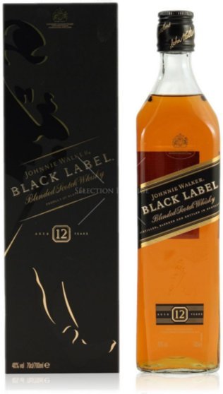 Johnnie Walker Black Label 12 Years Blended Scotch Whisky 70cl CAx6