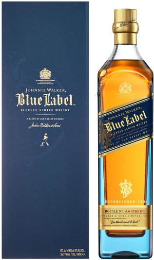 Johnnie Walker Blue Label Blended Scotch Whisky 70cl CAx1