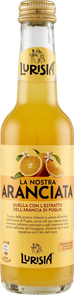 Lurisia Aranciata ORANGE 275ml 4Pk 27.5cl CAx24