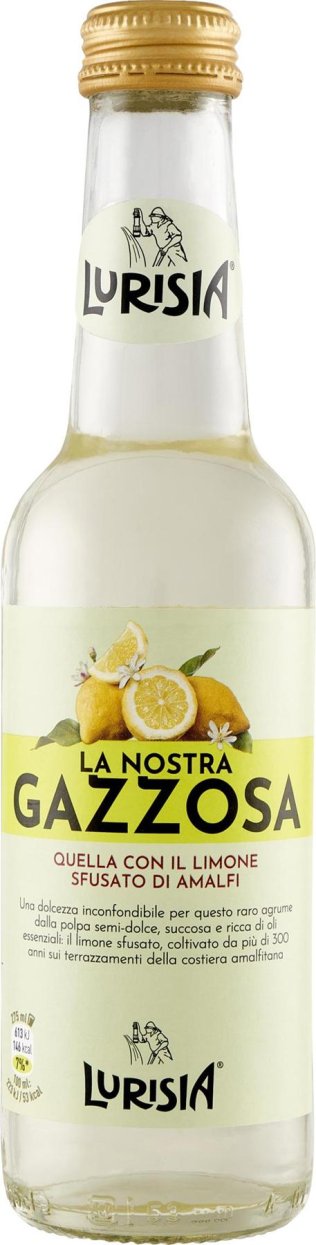 Lurisia Gazzosa Zitrone 275ml 4-Pk 27.5cl CAx24