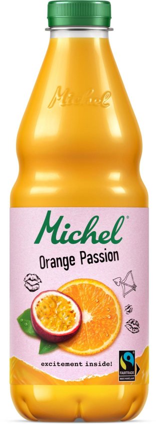 Michel Orange/Passion Lt Pet 4-Pk -T- Fair Trade M.Havelaar 100cl CAx4
