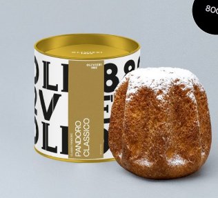 Olivieri 1882 Classic Pandoro Mini Hat Box 80gr CAx24