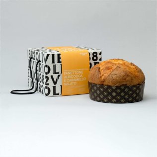 Olivieri 1882 Panettone Apricot and Salted Caramel 1000gr CAx6