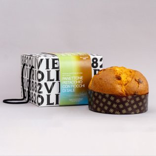 Olivieri 1882 Panettone Pistacchio with Salt Flakes 1000gr CAx6
