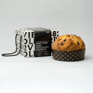 Olivieri 1882 Panettone Rum and Dark Chocolate 1000gr CAx6