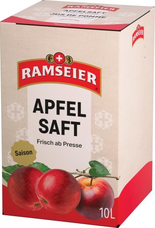 Ramseier Apfelsaft frisch ab Presse BaginBox 10L -T #Saisonartikel ausverkauft - Altern. 3871 100cl BOx10