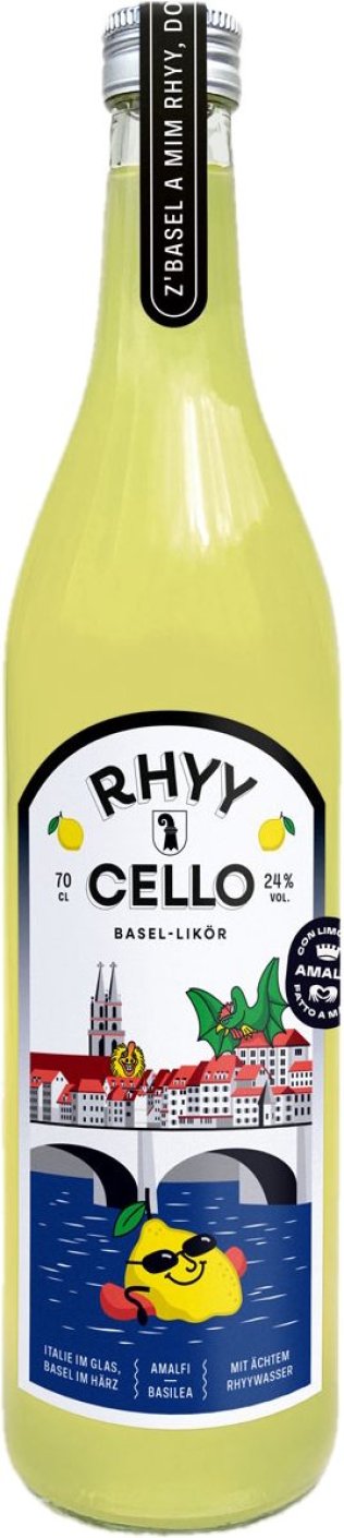 Rhyycello -T- Limoncello aus Basel 70cl CAx6