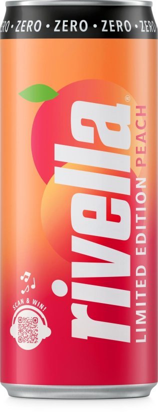 Rivella Peach Zero Limited Edition Dose -T- 33cl CAx24
