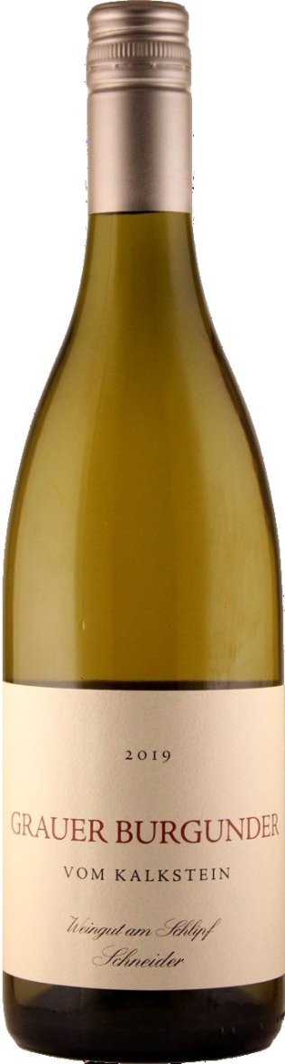 Schneider am Schlipf Grauer Burgunder (Pinot Gris) vom Kalkstein GW 75cl CAx6