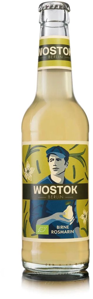 Wostok Pear-Rosemary BIO EW 33cl CAx12