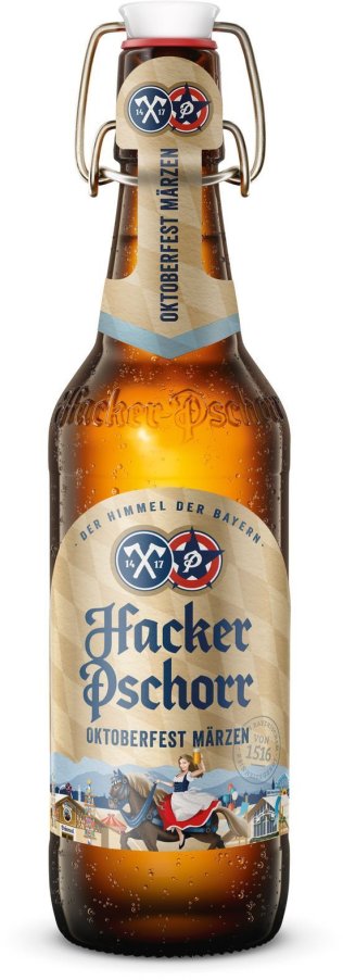 Hacker-Pschorr Oktoberfest Bier MW-T- 50cl HAx20