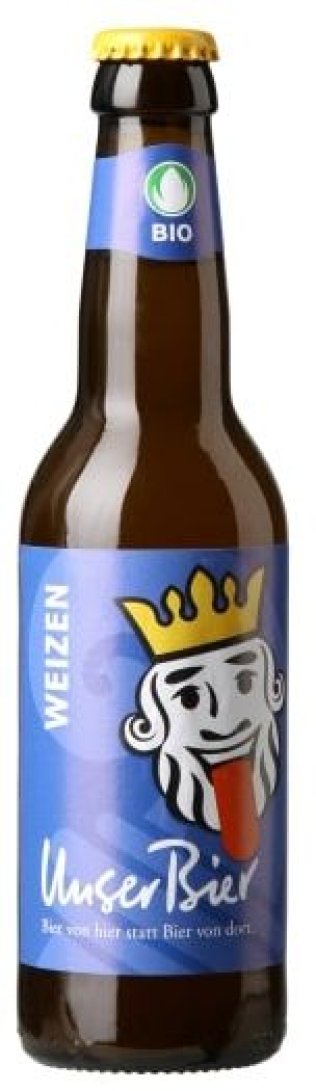 Unser Bier Weizen Bio Mini-Har. 33cl HAx10