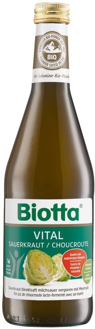 Biotta Vital Sauerkraut 50cl CAx6