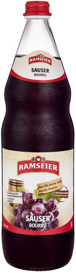 Ramseier Sauser Past.1,5 Vol. % -T- 100cl HAx12