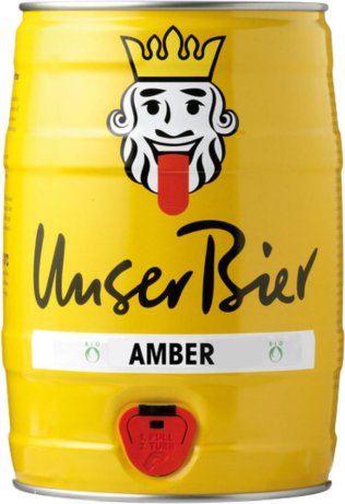 Unser Bier Party Dose -T- Amber  (gekühlt) 100cl DOx5