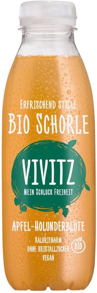 Vivitz Bio Schorle Apfel-Holunderblüte 4x6Pk PET-T- 50cl CAx24
