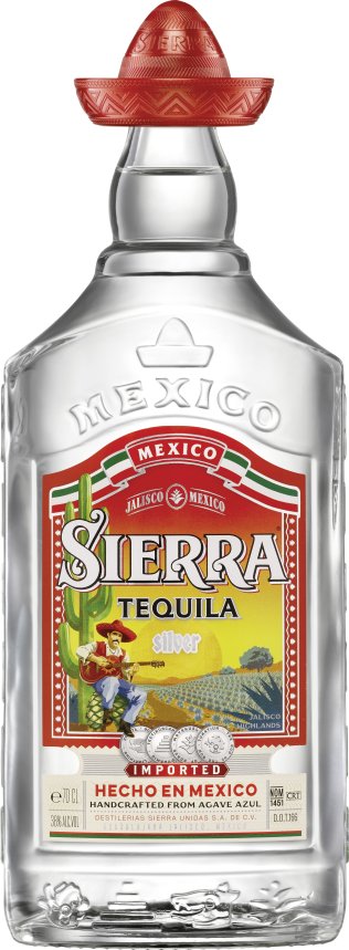 Sierra Tequila Silver 70cl CAx6