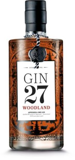 Gin 27 Woodland -T- Appenzell Dry Gin 70cl CAx6