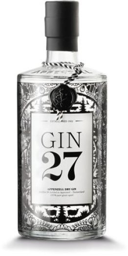 Gin 27 Appenzell Dry Gin 70cl CAx6