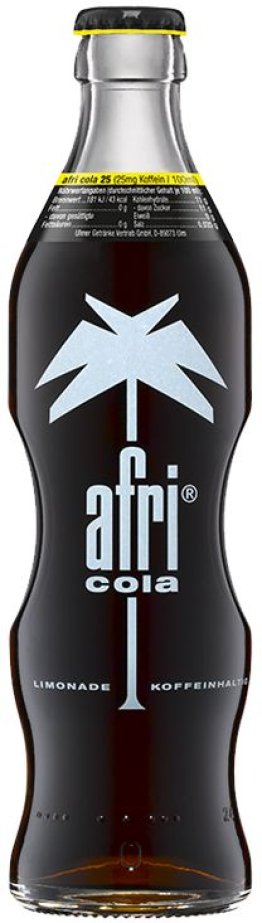 Afri Cola klein Har (gelber Deckel) (Pfand Flasche Fr. -.30) 20cl HAx24