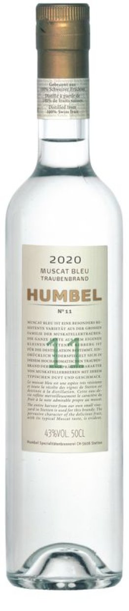Muscat bleu Nr.11 Traubenbrand Humbel 50cl CAx6