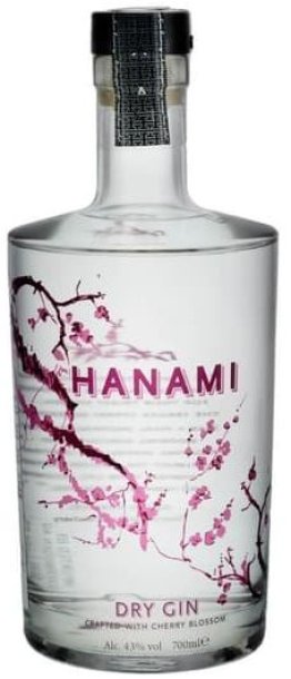 Hanami Dry Gin with Cherry Blossom 70cl CAx6