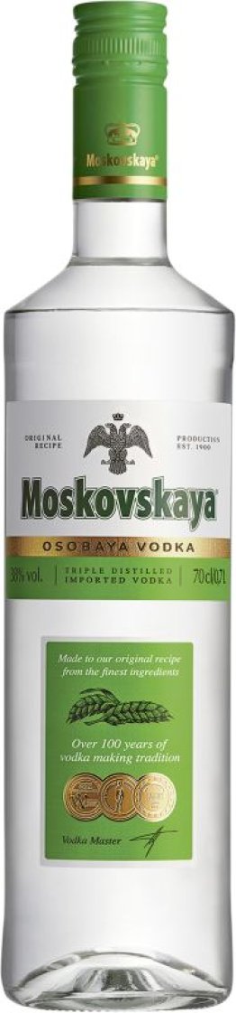 Vodka Moskovskaya 70cl CAx6