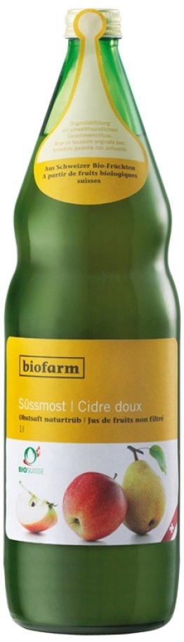 Biofarm Süssmost Biodor (in Möhl Harassen) 100cl HAx12