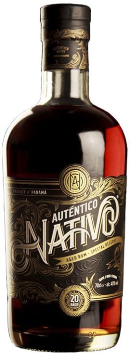 Rum Nativo 20 Y Autentico Nativo 70cl CAx6