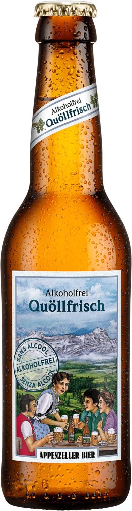 Appenzeller Quöllfrisch alkoholfrei -T- 33cl HAx24