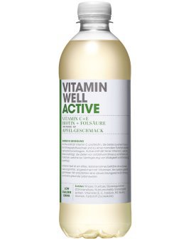 Vitamin Well ACTIVE 50 cl Apfel-Geschmack 50cl CAx12