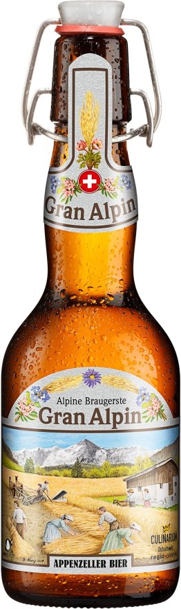 Appenzeller Gran Alpin Bier Bügel Bio -T- 33cl HAx20