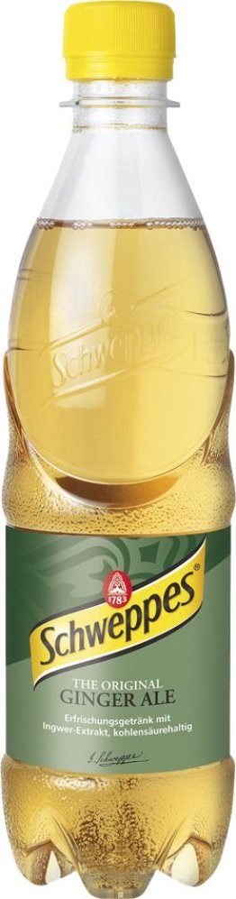 Schweppes Ginger Ale 1L Pet Schrumpf 100cl CAx6