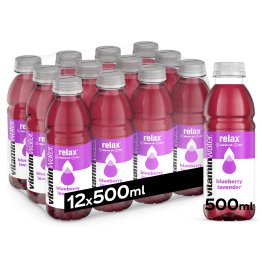 Vitaminwater Relax 50cl blueberry lavender Glacéau -T 50cl CAx12