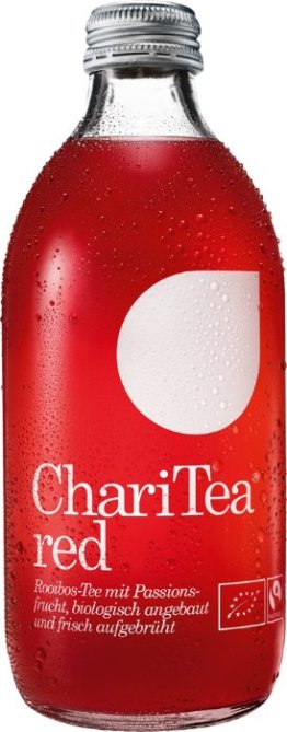 ChariTea Red Bio Rooibos Tee m.Passionf. 33cl HAx20