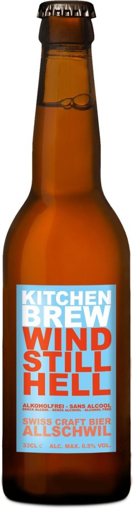 Kitchen Brew WINDSTILL HELL alk.frei Flasche EW 33cl CAx24