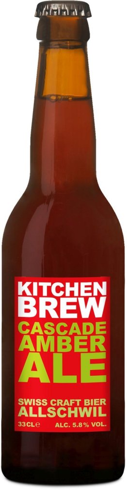 Kitchen Brew Cascade Amber Ale Flasche EW 33cl CAx24