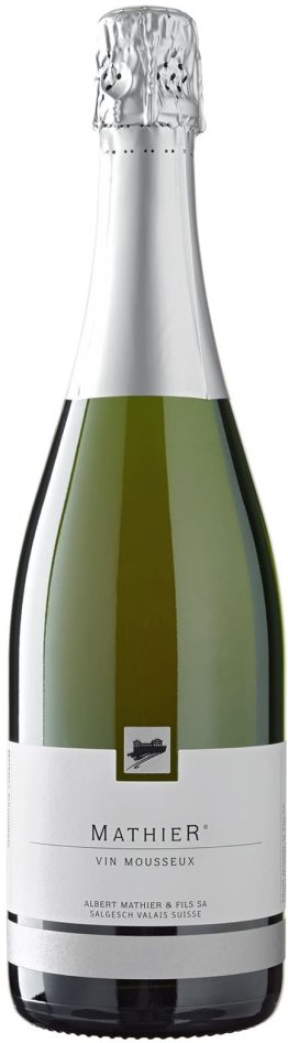 Mathier blanc brut Roussanne -T Vin mousseux Salquenen Albert Mathier 75cl CAx6